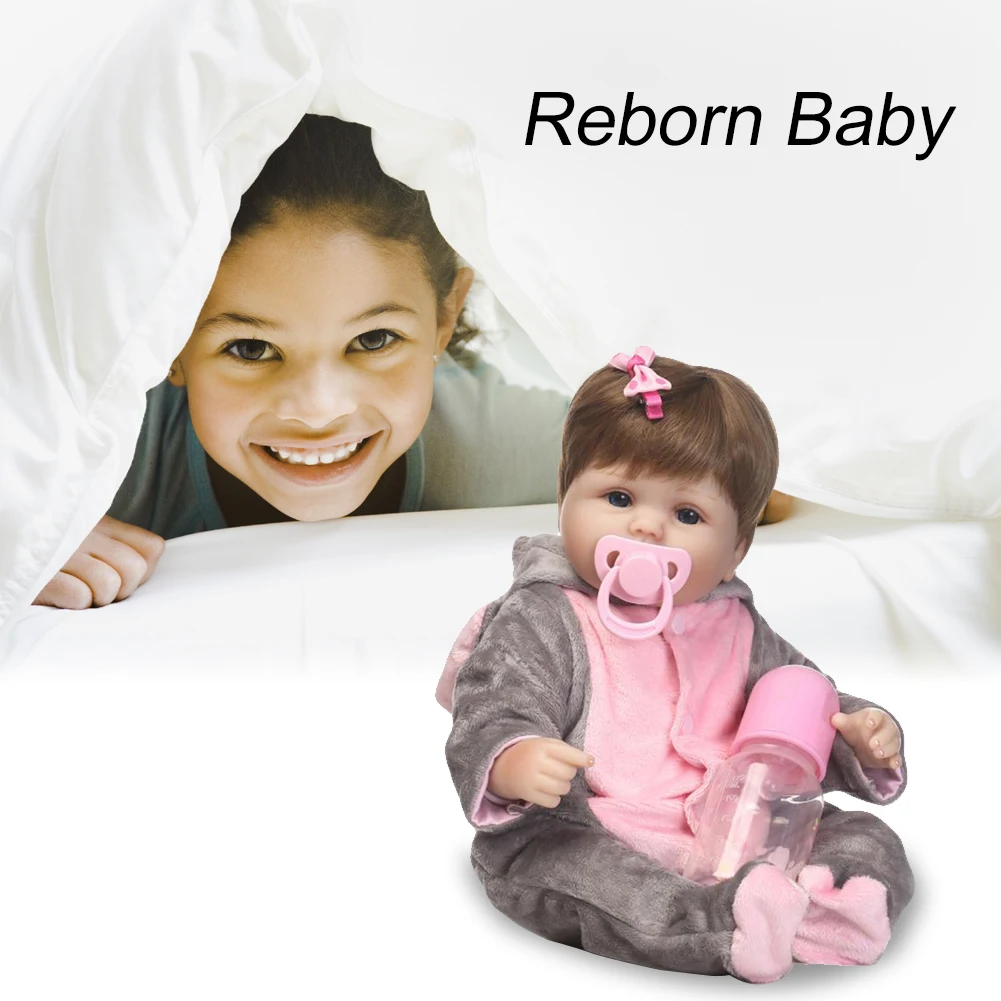 

Realistic Mini Reborn Baby Lovely Lifelike Child Toddler Sleep Play Cloth Doll