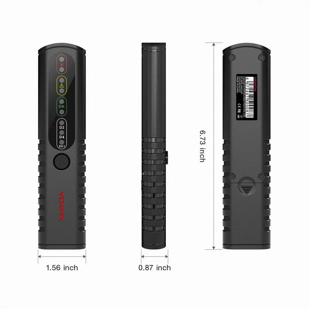 

Check Pen Brake Fluid Tester Car Brake Oil Tool 3 Color LED Display Auto Oil Quality Check Pen Automotive Brake Fluid Tester