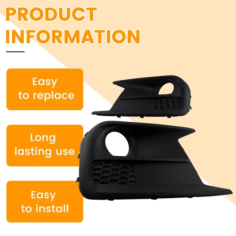 Пара автомобильных левых и правых противотуманных фар декоративные чехлы для