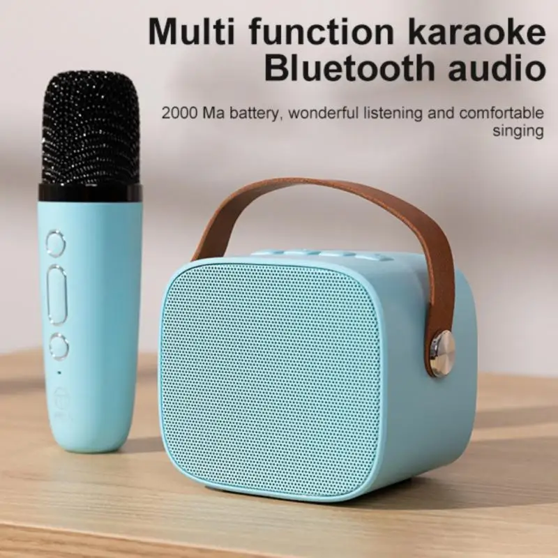 

Portable Bluetooth Speaker With Wireless Microphone Karaoke Machine For Kids And Adults Music MP3 Player For Boys Girls Gifts