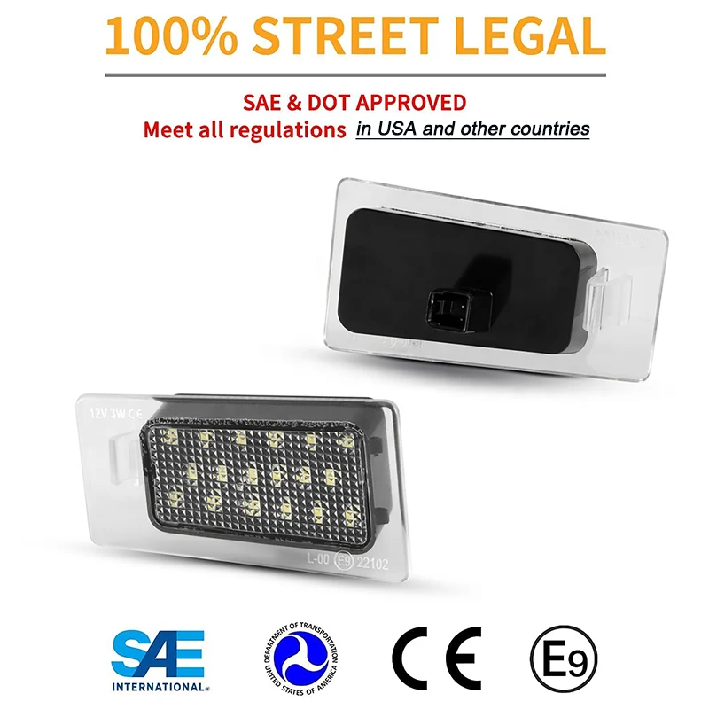 2 шт. для Hyundai I30 Elantra Kia Ceed задний номерной знак лампы освещения Accent Cerato KX3