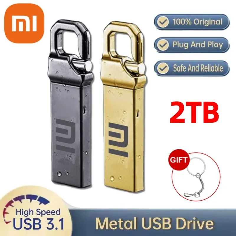 Xiaomi Disk Usb Flash 2TB 3.0 U Pen Drive Pendrive 1TB Memoria USB Stick для ноутбука Com