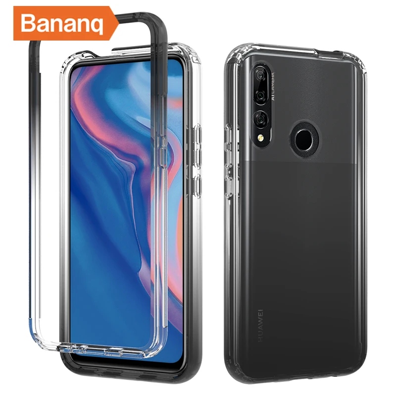 

Bananq 360 полностью прозрачный градиентный цветной противоударный чехол для Huawei Y6 Y7 Y9 Prime 2019 Y6P Y6S Y7P Y7A Y8P Y8S Y9S чехол