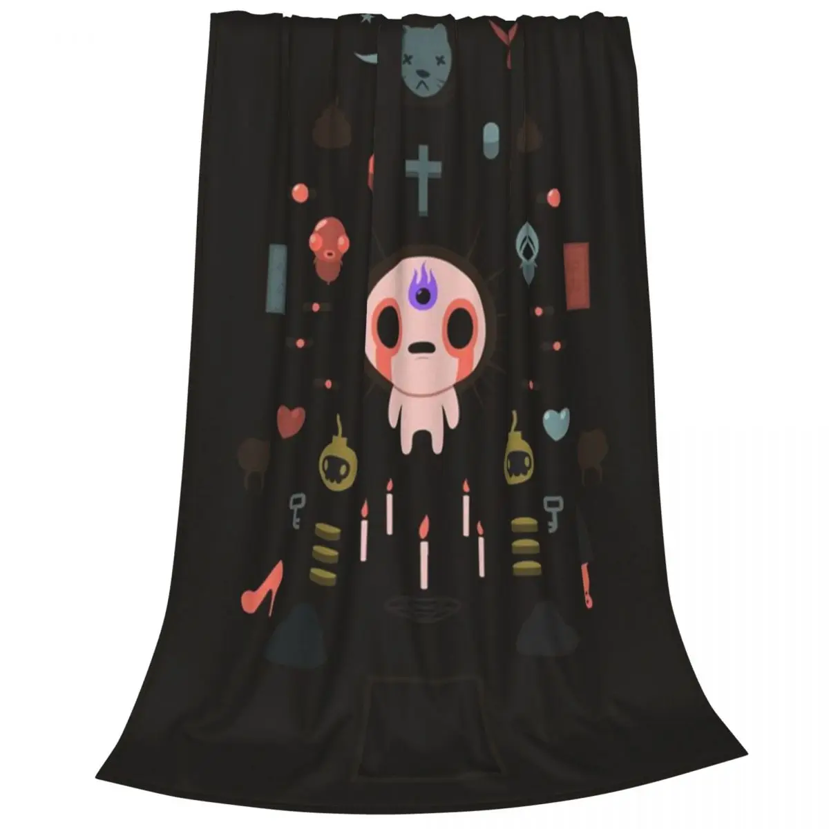 Одеяло для влюбленных видеоигр The Binding Of Isaac Фланелевое дышащее мягкое покрывало