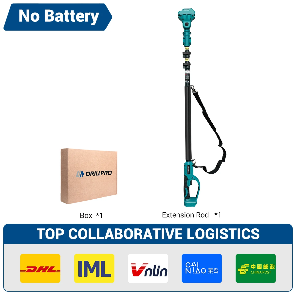 Drillpro 6-дюймовая 8-дюймовая бесщеточная цепная пила с удлинителем 2,5 м, фоторежущий электроинструмент для батареи Makita