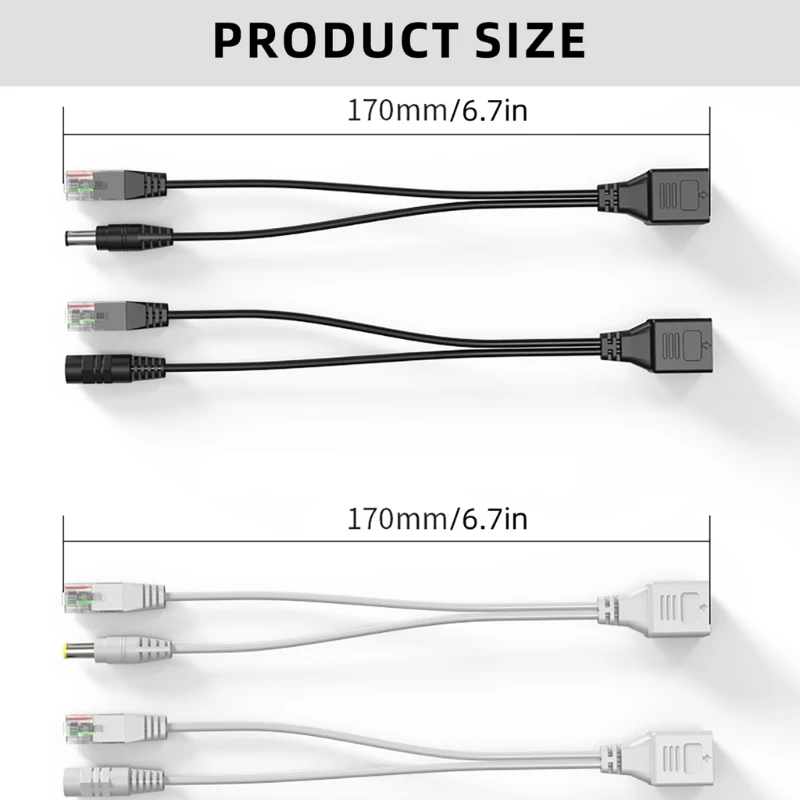 Сетевой пассивный инжектор и разветвитель PoE для беспроводной точки доступа