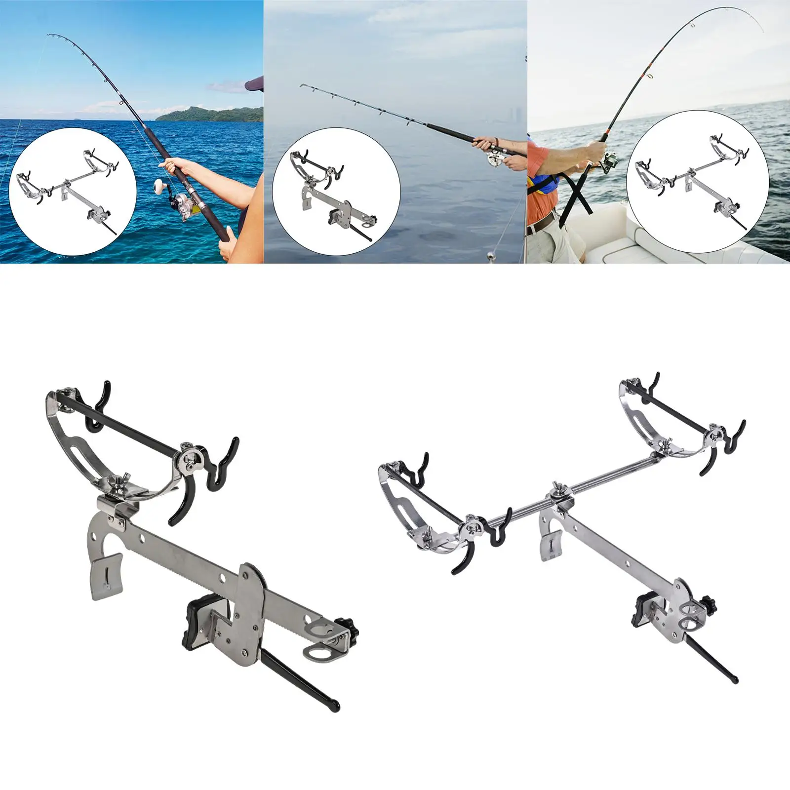 Многоугольный держатель удочки кронштейн для регулируемый нескользящий