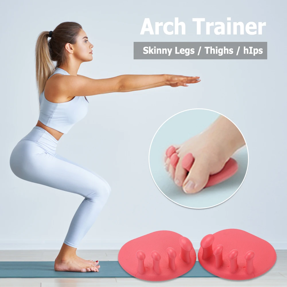 

Reusable Corrector Thin Leg Hip Arch Training Toe Splitter Trainer Yoga Fitness Thin Legs Buttocks Improve Legs Shape Foot Care