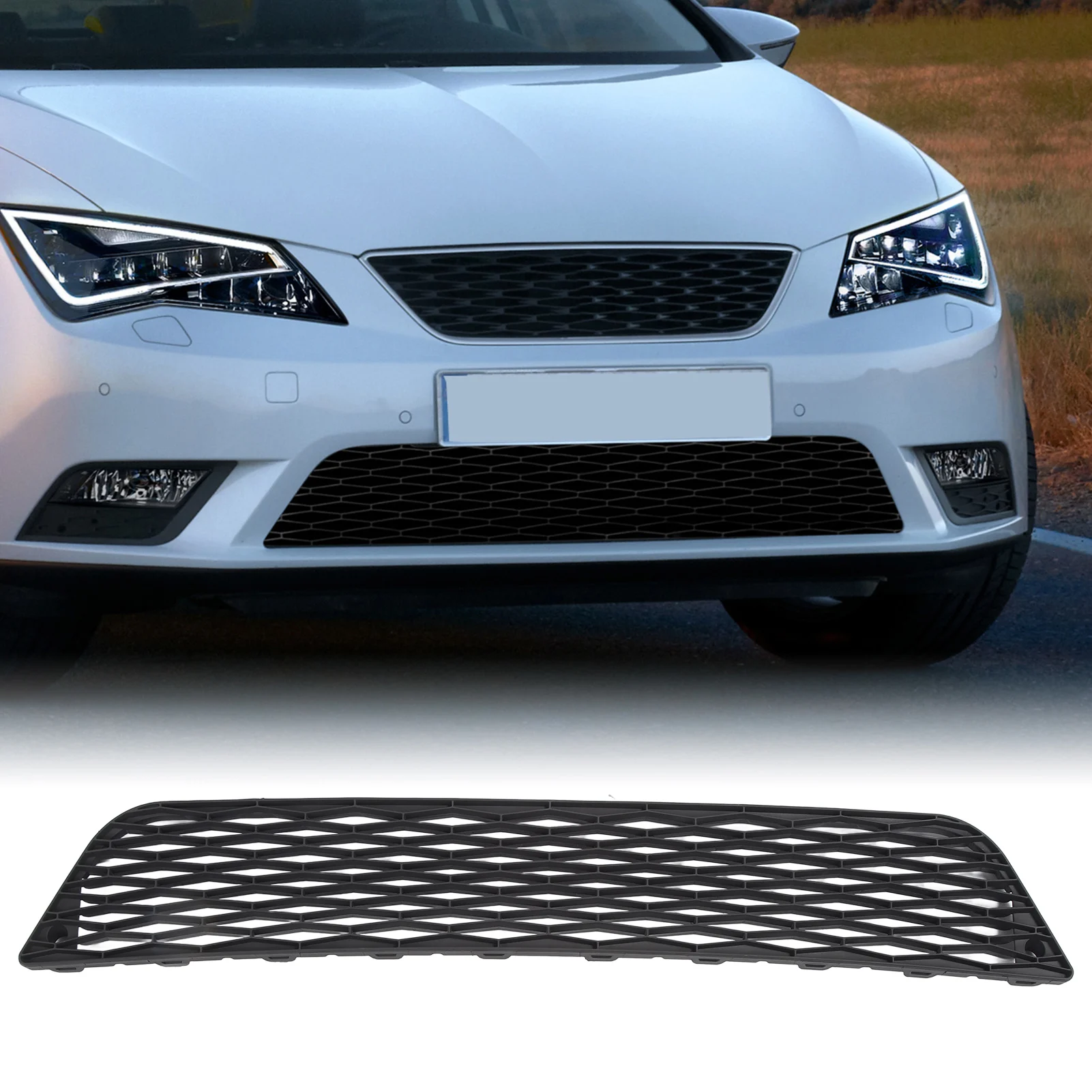 

Автомобильные аксессуары, передний бампер, нижняя решетка 5F0853667, замена для SEAT Leon 5F MK3 pre-facelift 2013 2014 2015 2016 2017