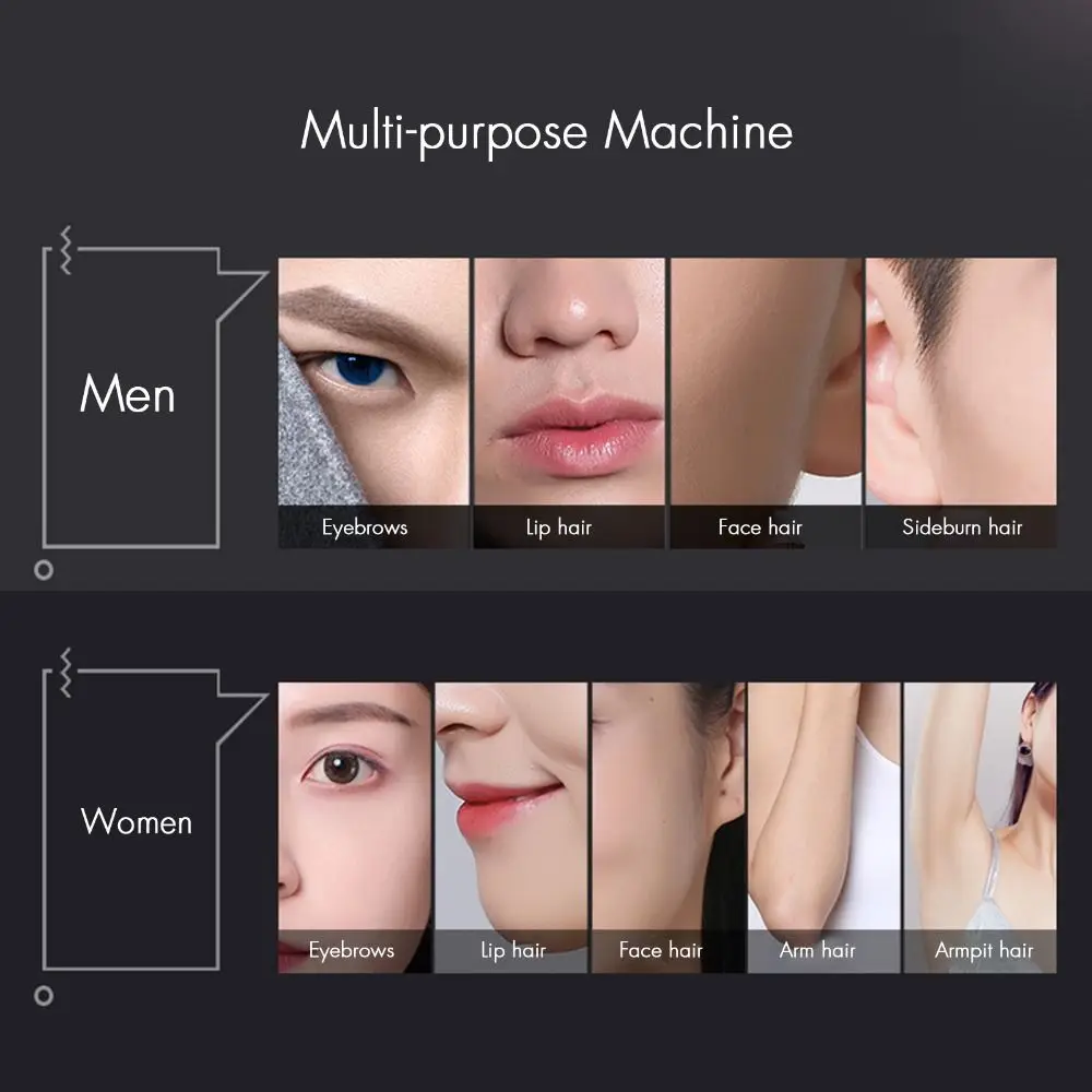 Формирователь бровей персональный набор расчесок для бритва лица электрический