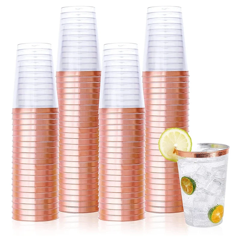 

Plastic Cups, Reusable Clear Plastic Cups, Disposable Wine Glasses Plastic Cups Perfect For Party Cups