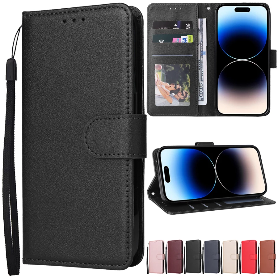 

Wallet Magnetic Flip Leather Case For iPhone 14 Pro Max 13 Pro Max 12 Pro Max 11 Pro Max SE 2022 X XR XS Max 8 7 6 6S Plus 5S SE
