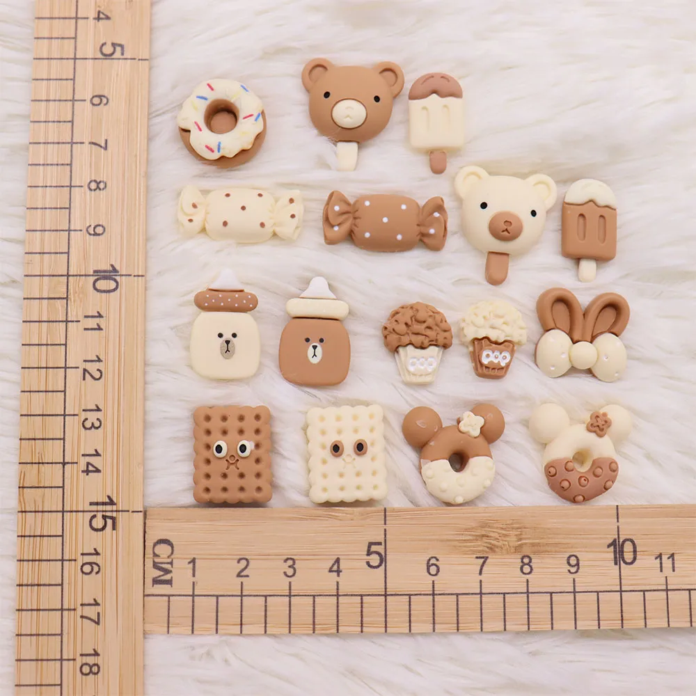 Одиночная распродажа 1 шт. подвески для обуви из смолы печенье Пончик торт