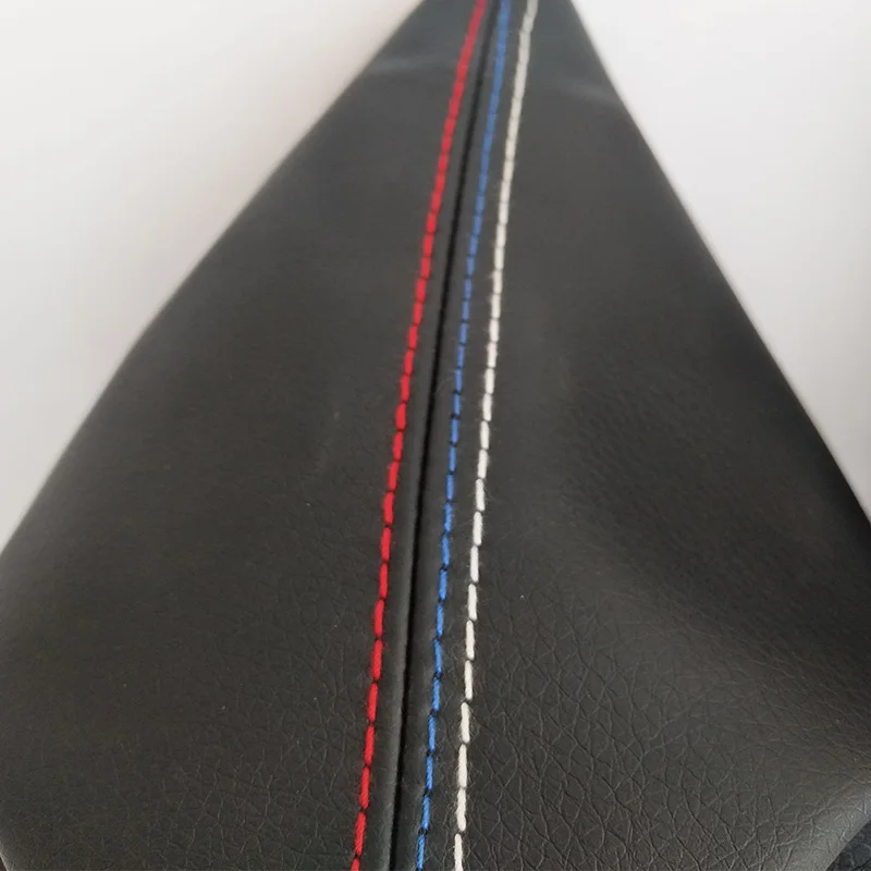 Автомобильная ручная тормозная ручка переключения передач черные кожаные