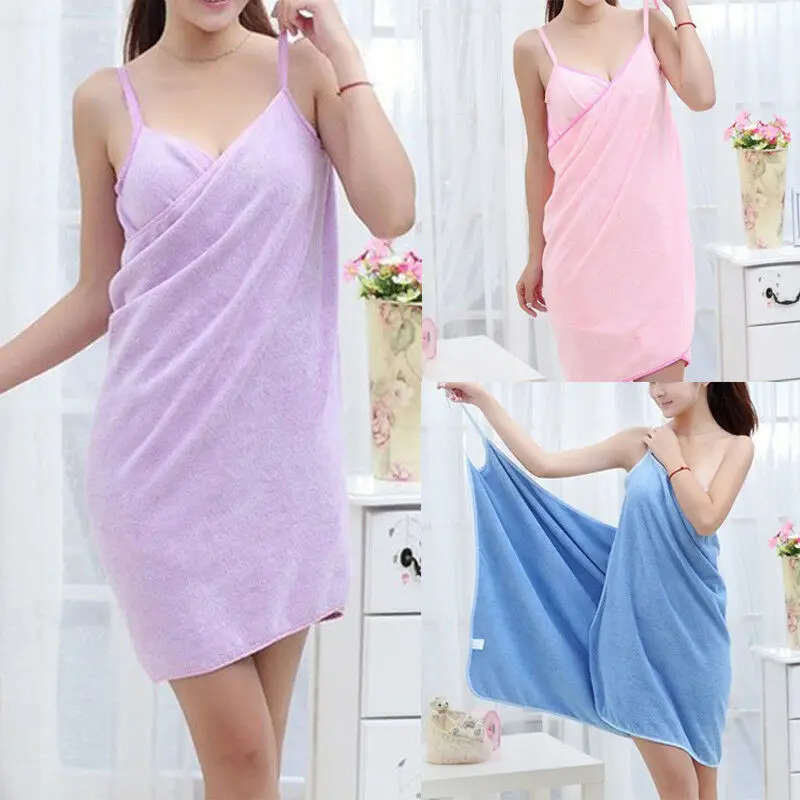 Home Textile Women Bath Towel Wearable Ladies Fast Drying Be
