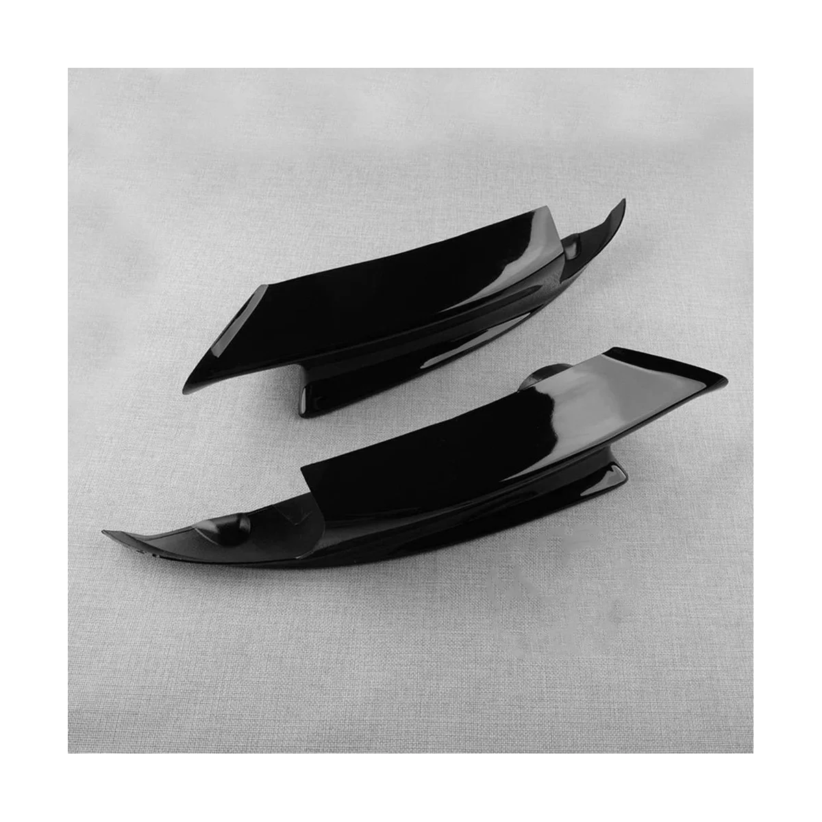 Автомобильный передний левый и правый нижний бампер сплиттер блеск для губ BMW E90