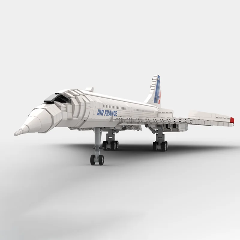 

Assembling Building Block MOC Military Concorde Model Classic Toy Adult Collect Static Display Gift Souvenir Compatible With