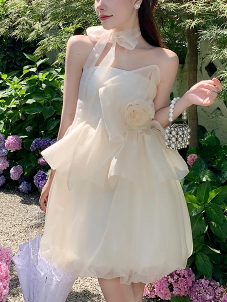 

Summer New Women Sexy Prom Party Elegant Mini Dress Lady One Piece Birthday Evening Club Fashion Clothing