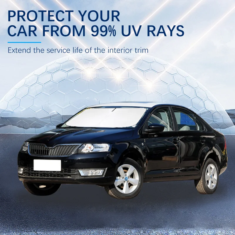 

Для Skoda Rapid NH1 NH2 NH3 NA2 Летние автомобильные аксессуары Автомобильные солнцезащитные козырьки на лобовое стекло для переднего окна Солнцезащитный крем УФ-зонтик