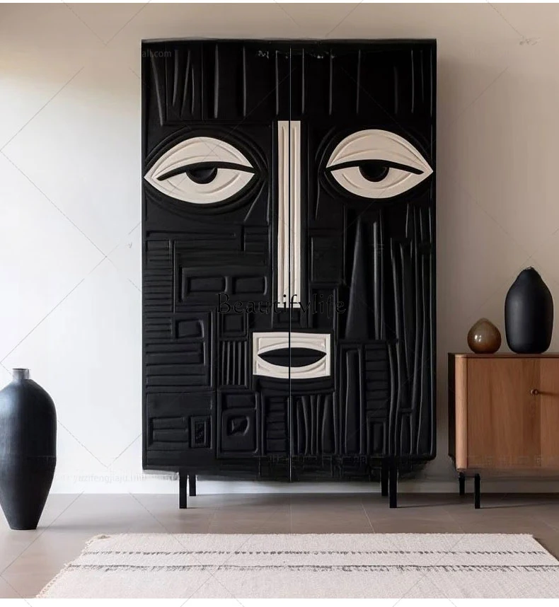 Шкаф-буфет в стиле ретро Miji роскошный высококачественный для средней и древней