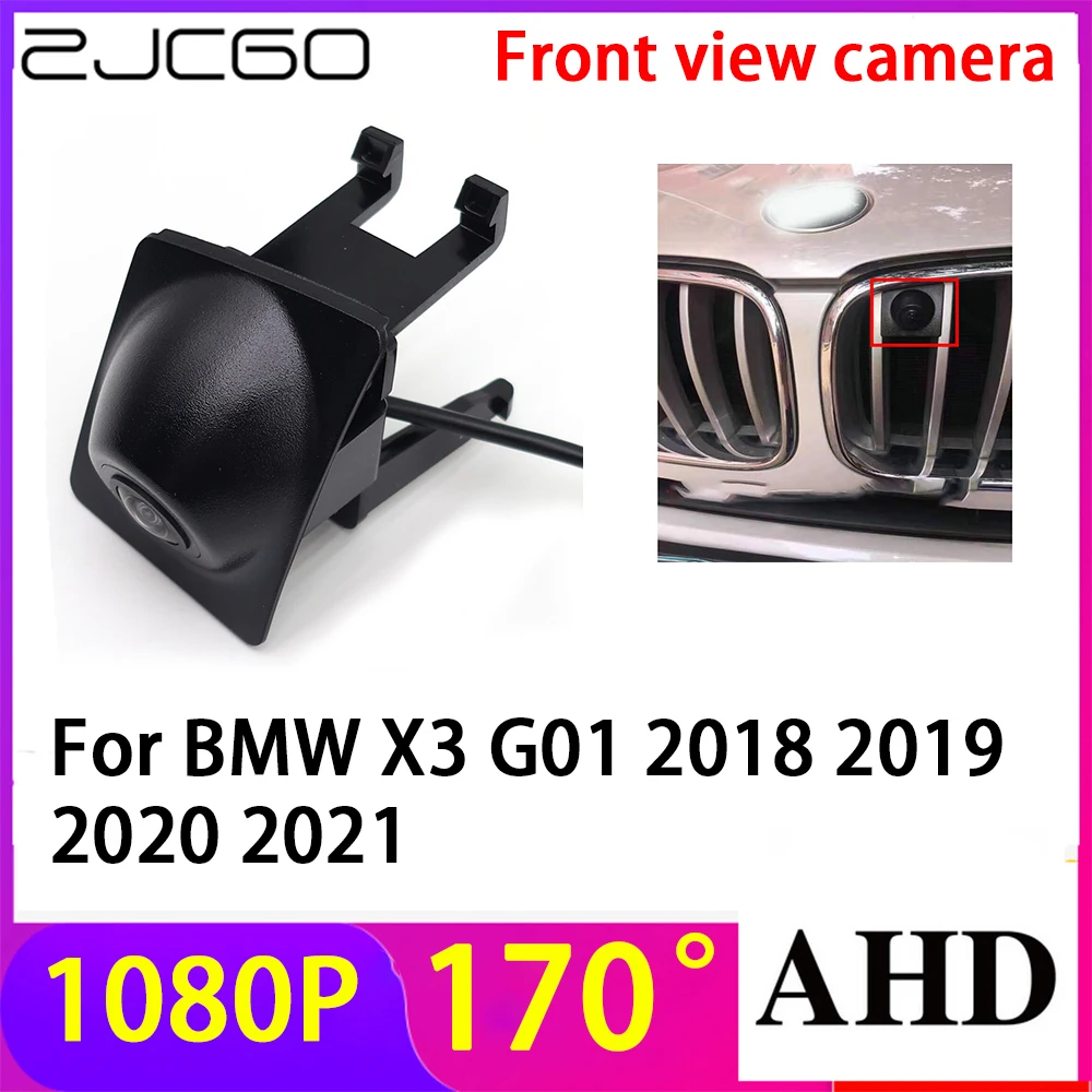 ZJCGO AHD 1080P с логотипом автомобильная парковочная камера спереди