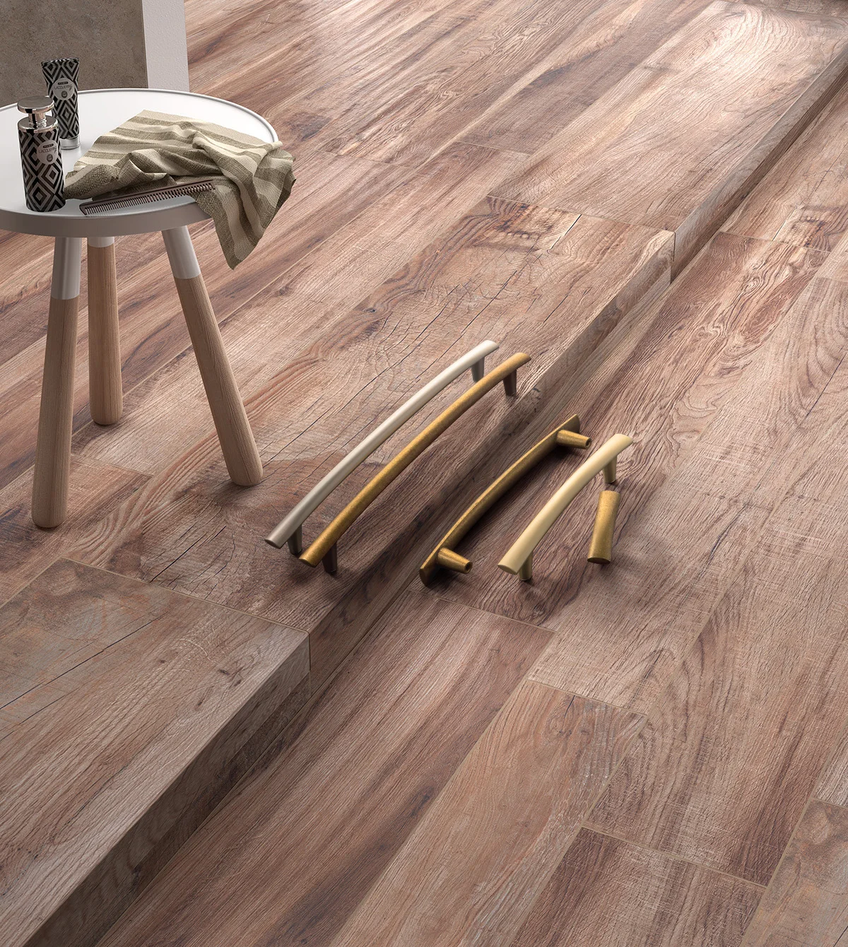 Винтажная ручка в форме арки бронзовая мебель старинном стиле