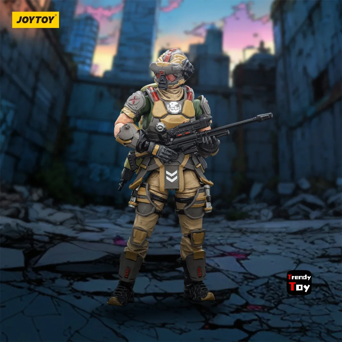 Фото 【JOYTOY】Набор из 4 фигурок-игрушек UNSC Sniper Dima Foster Moreau Lvan, масштаб 1/25 №3
