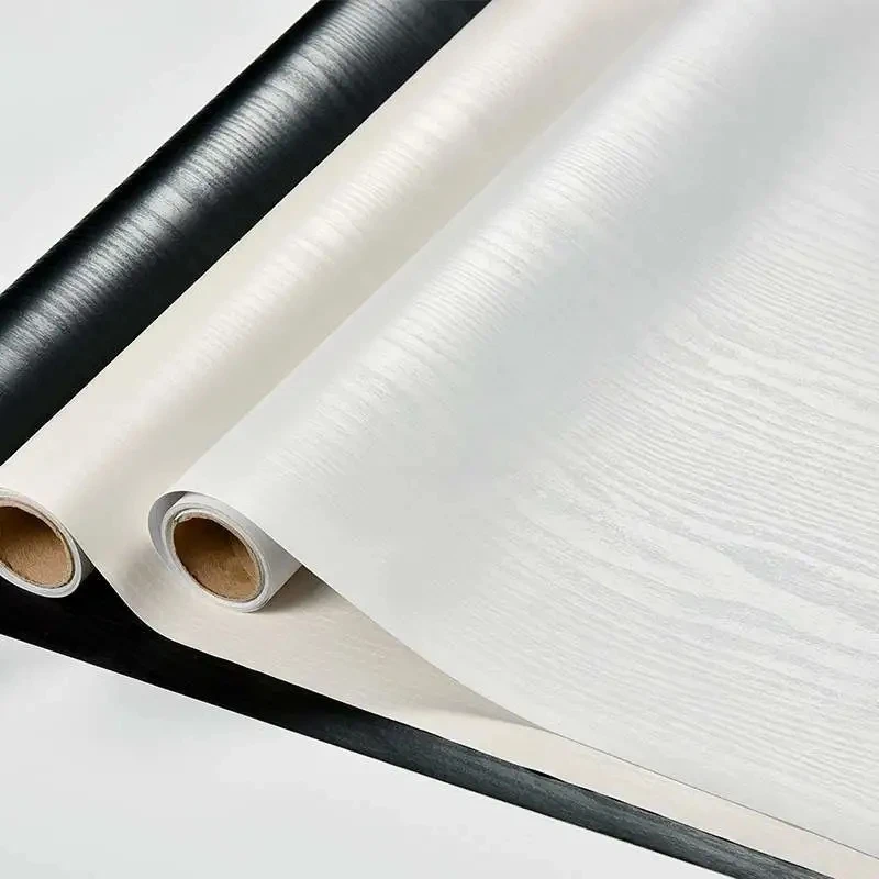 Рельефное дерево искусственная кожа ПВХ самоклеящаяся отделка мебели шкаф