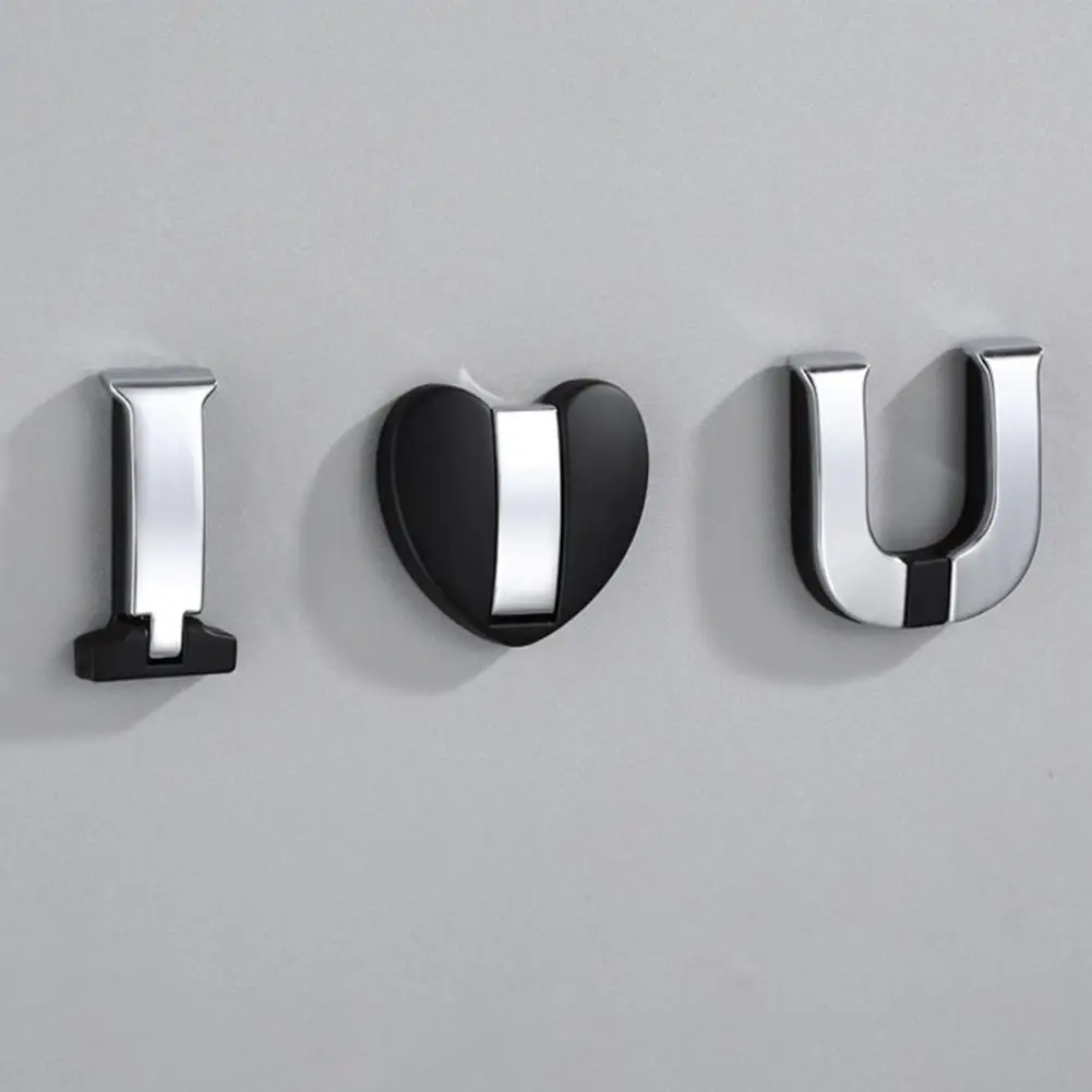 

Крючки для Спальни 3 шт./компл. многофункциональные, с сильной нагрузкой, легкие, I Love U, для ванной, шариков, одежды, вешалки для полотенец для ...