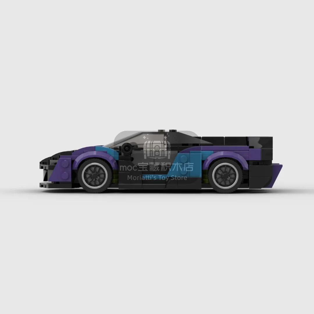 Модель гоночного автомобиля MOC Sabre строительные блоки быстрый чемпиона водитель