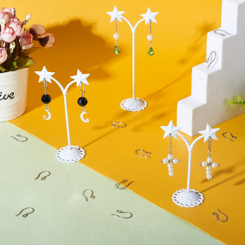 Серьги-крючки Pandahall из нержавеющей стали 100 шт.