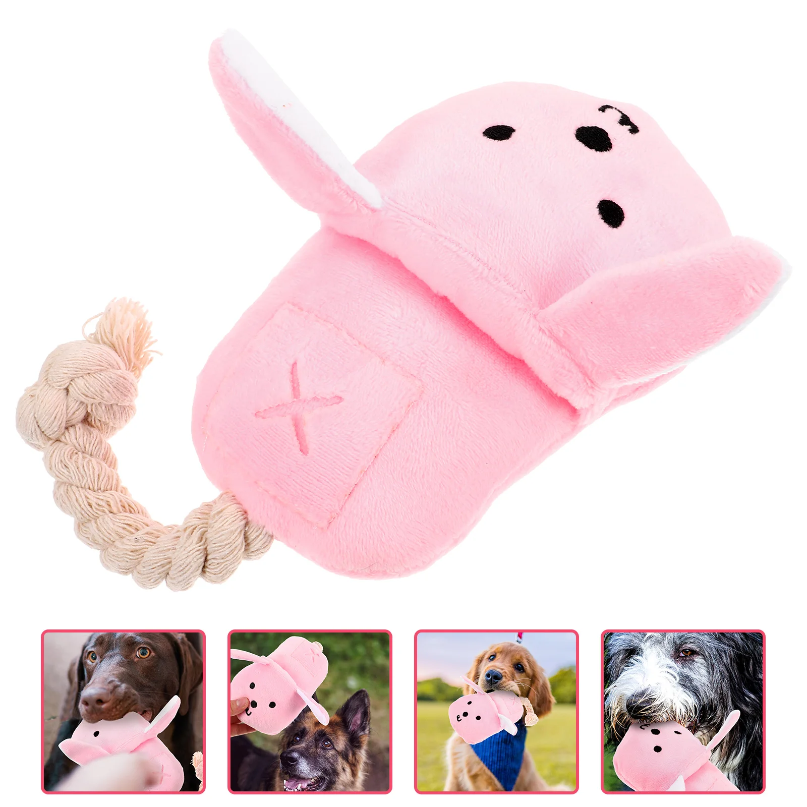 

Dog Chewing Toy Teeth Grinding Dog Toy Funny Shoe Shaped Puppy Biting Plaything