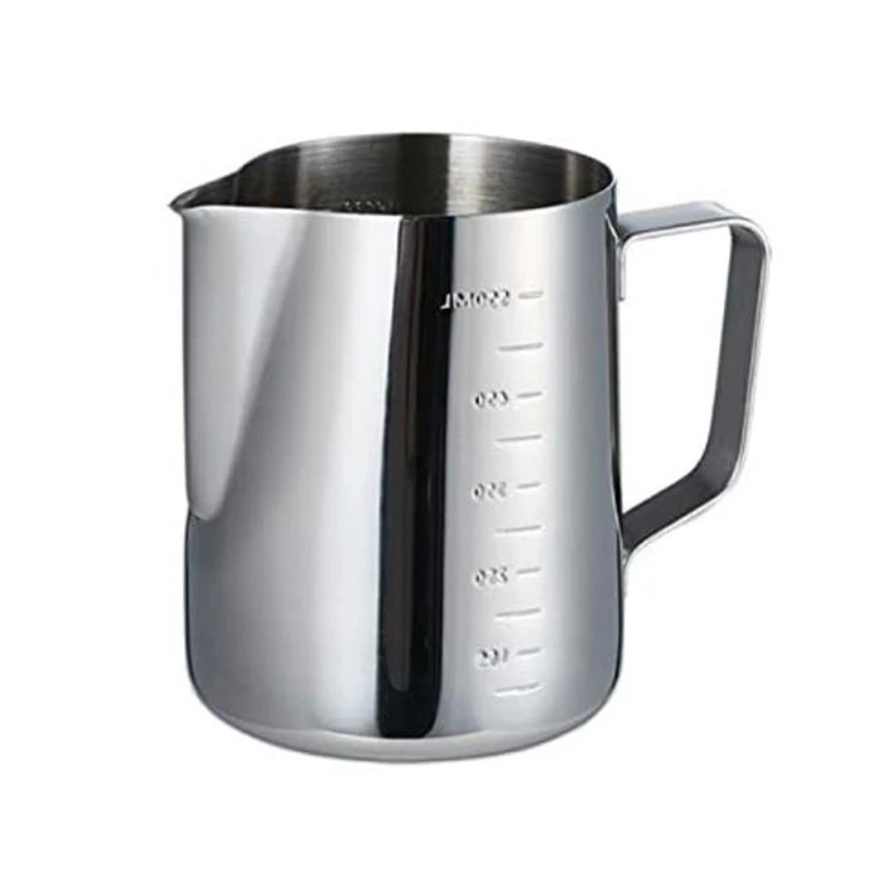 

Stainless Steel Milk Jug,Milk Jug For Coffee Machine,Espresso Coffee Cup Mug With Measurement,Milk Pitcher Jug,Latte Art