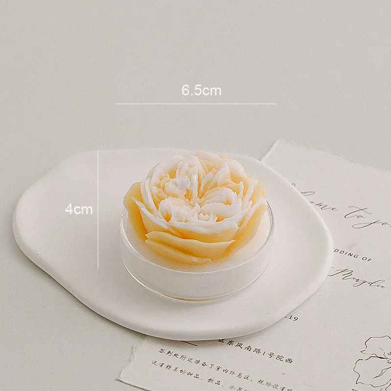 Роза Остина Ароматизированная свеча Подарочная коробка креативный бездымный