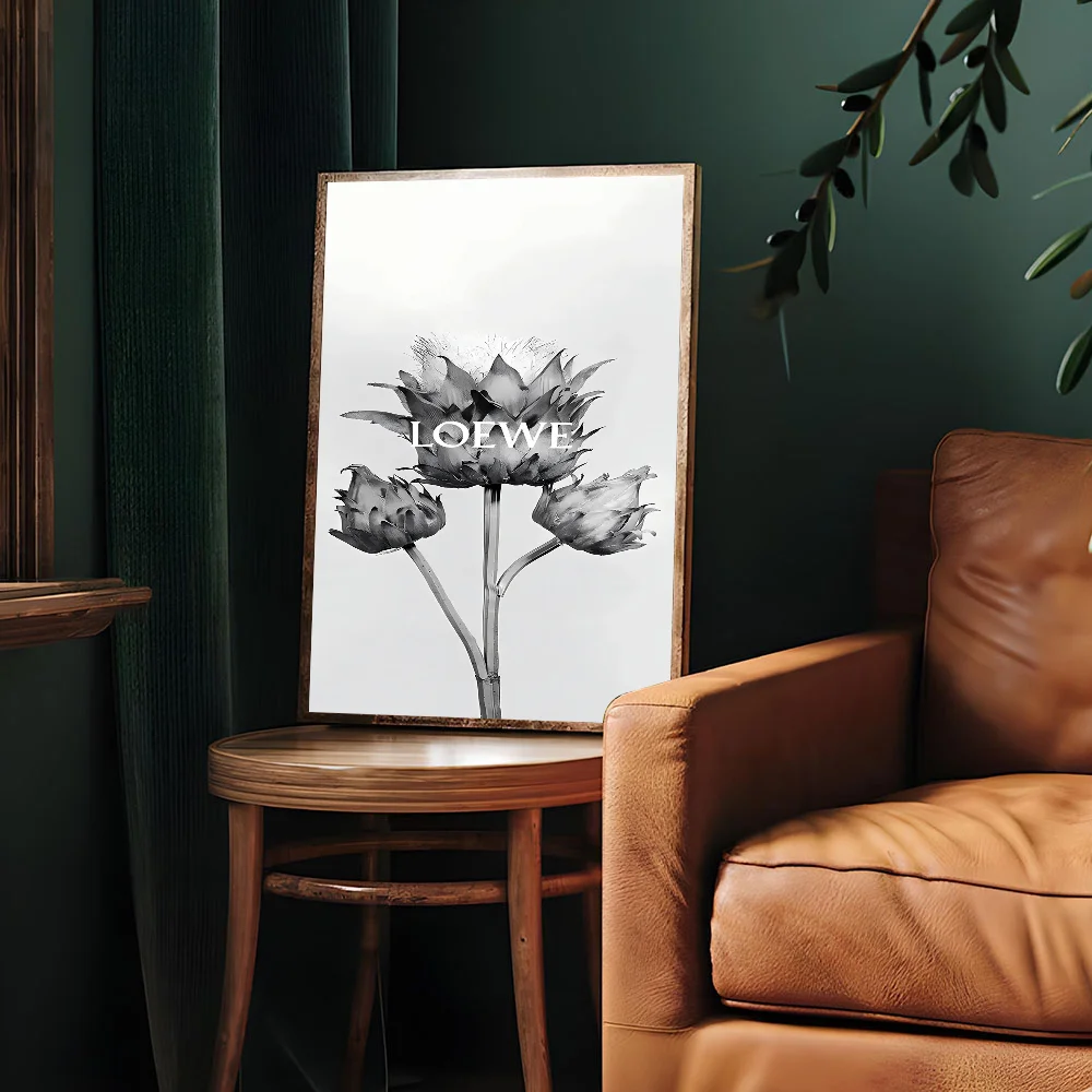 L-LOEWE Campaigns Vintage Posters Sticky Room Home Bar Cafe Decor Kawaii