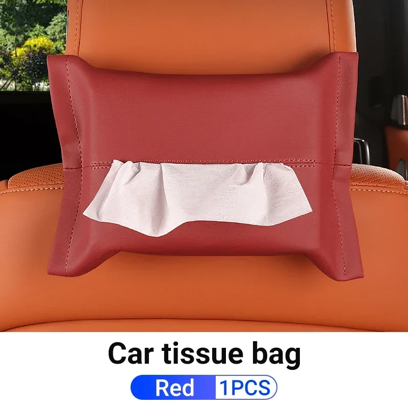 

Автомобильная сумка для хранения салфеток, интерьер автомобильной бумаги, подвесной Органайзер на спинку сиденья, контейнер для салфеток против царапин, автомобильные аксессуары