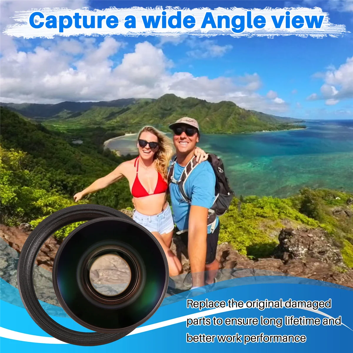 Для Insta360 X3 X4 Сменный объектив для экшн-камеры аксессуары ремонта часть