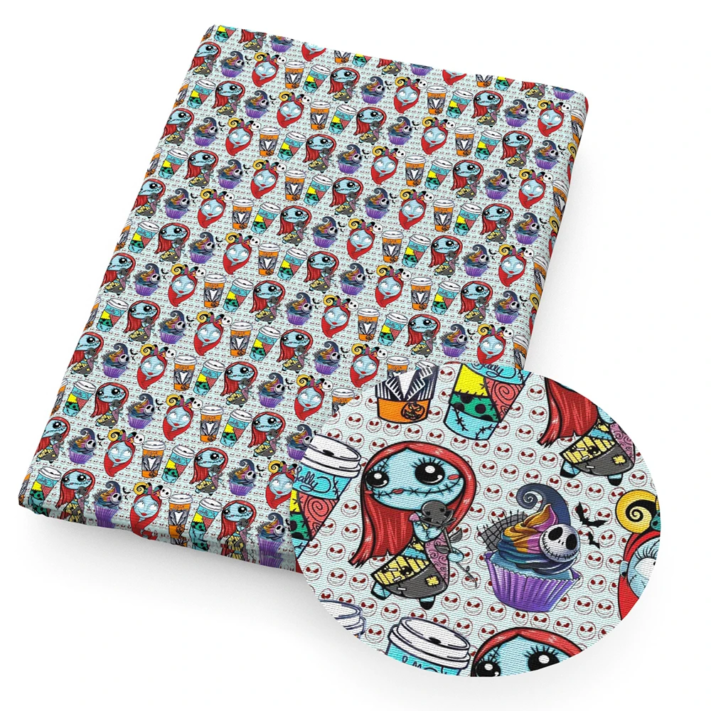Disney Jack Skellington 50*145 см полиэстер хлопок/чистый хлопок ткань для шитья тканей