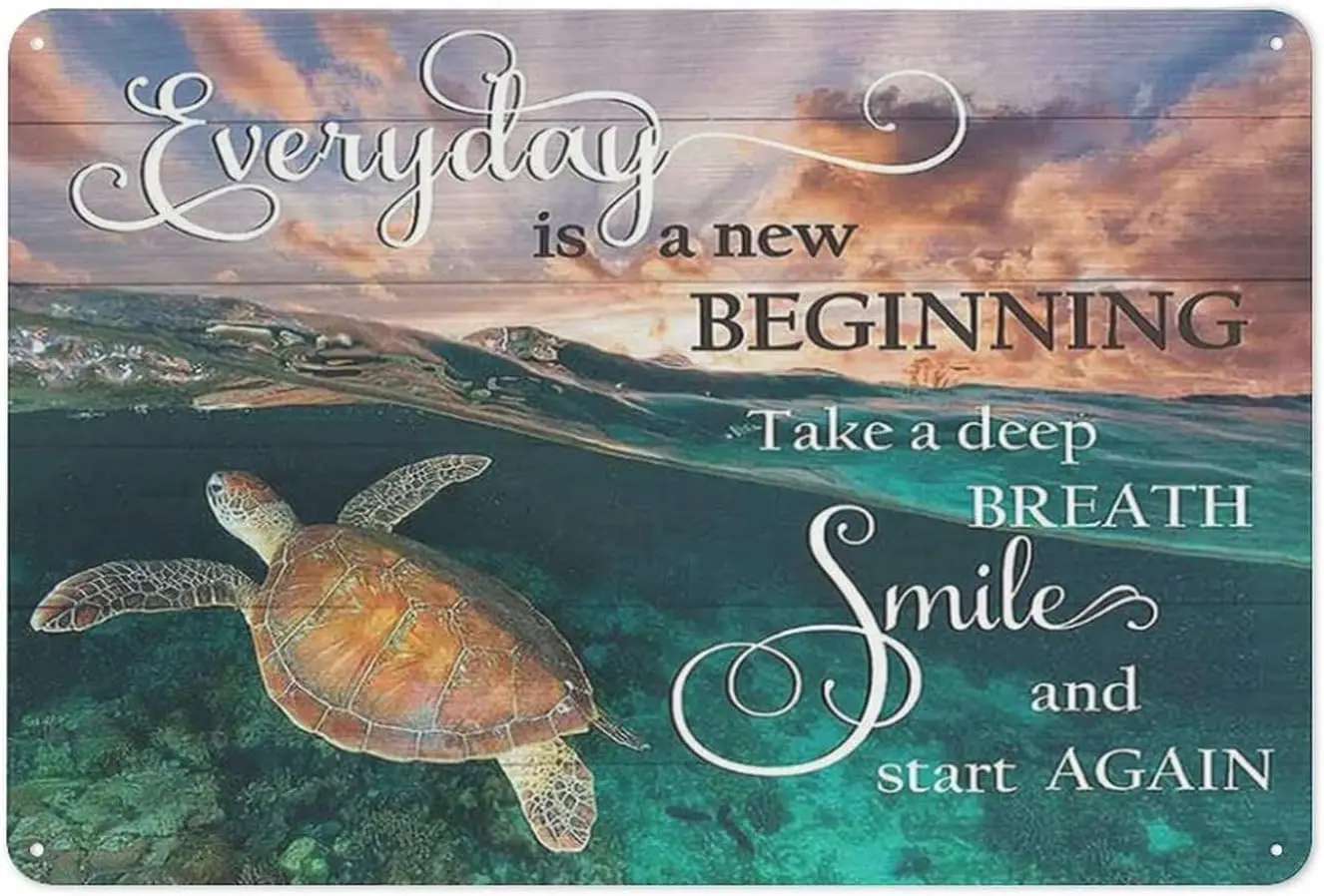 Rustc Retro Metl Tn Sgn Tule Ocen Se Wll nsprnl Pcture bsrct nml Pntng Декор для дома Ktchen Broom Prlor Couyrd