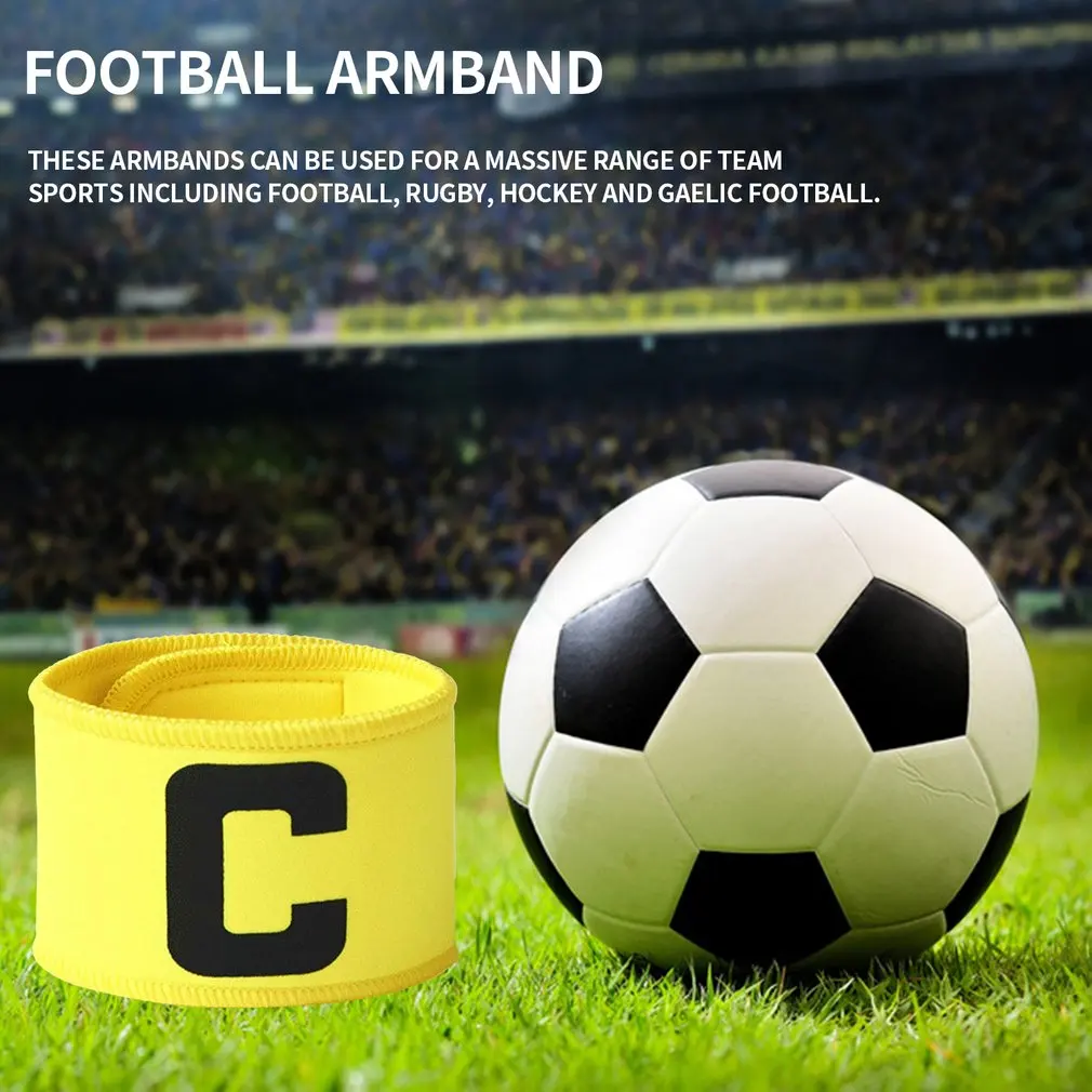

Voetbal Captain Armband Arm Band Wrist Band Leider Concurrentie Voetbal Voetbal Speler Armband Groep Armband Voetbal Training