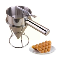 steel plunger funnel with funnel drip cream sauce stand rack octopus with baking cupcake small balls kitchen tool tool o9e9