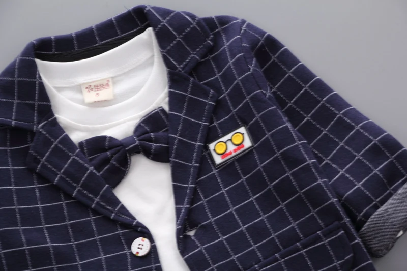 3 шт. осенняя хлопковая Футболка и штаны для мальчиков |