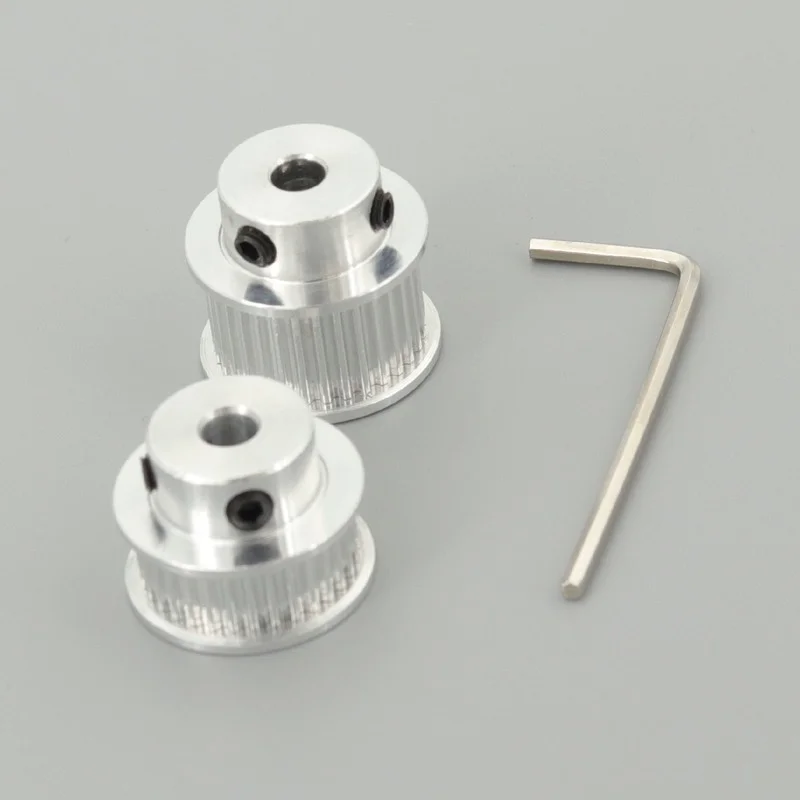 Зубчатый шкив GKTOOLS GT2 32 зубца отверстие 4/5/6/6/7/8/10/12 мм синхронные колеса ширина 6/10/15