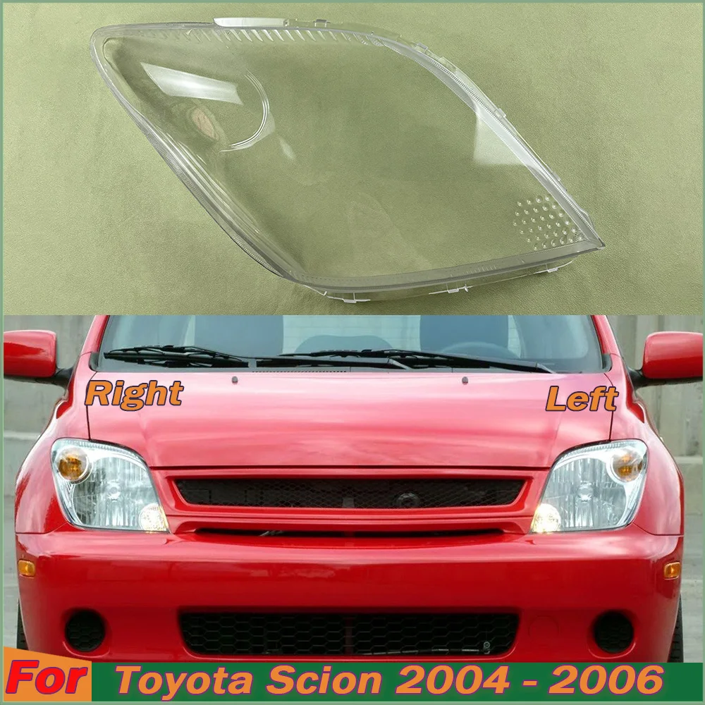 Крышка передней фары для Toyota Scion 2004-2006 Прозрачная крышка корпуса из оргстекла