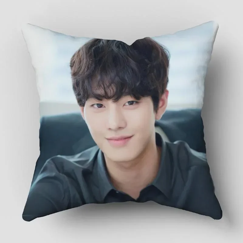 Наволочка для подушки Ahn Hyo Seop квадратная Женская наволочка сатиновая ткань