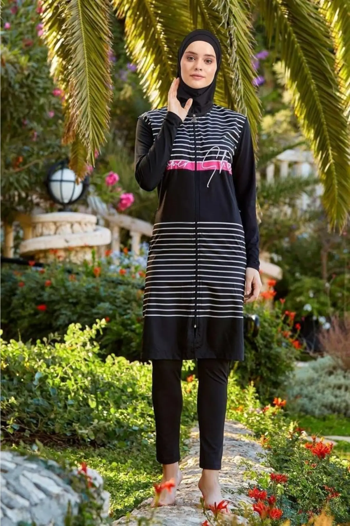 

New Burkinis Muslim Swimwear Modest Summer Clothing Long Sleeve Swimming Hijab Sport Islamic Swimsuit Bathing Suit Suit