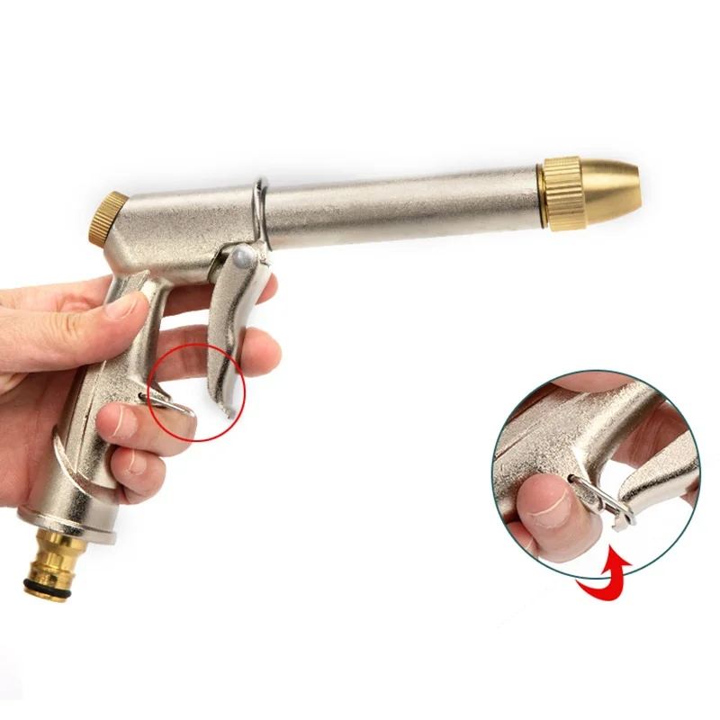 

High-pressure car wash water gun electroplating extended household car wash sprinkler garden irrigation multi-function water gun