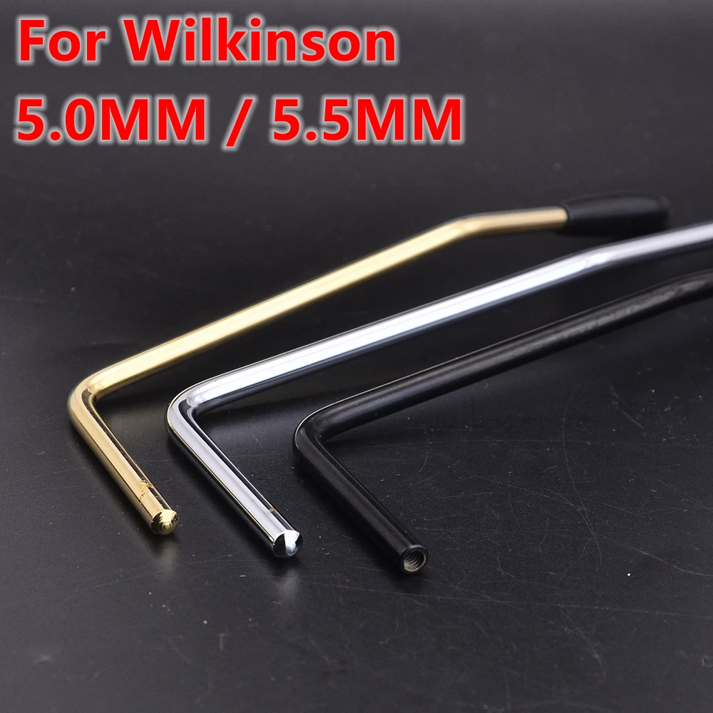 Фото Оригинальная Подлинная мостовая рукоятка 5,0 мм/5,5 мм системы Tremolo для гитары Уилкинсона/стержень Tremolo №1