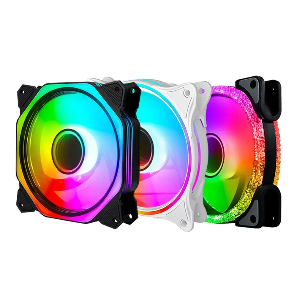 

Desktop Ventilador Cooler Colorful Lamp 5V ARGB Cooling Fans Computer Case Fan Chassis Fan Radiator