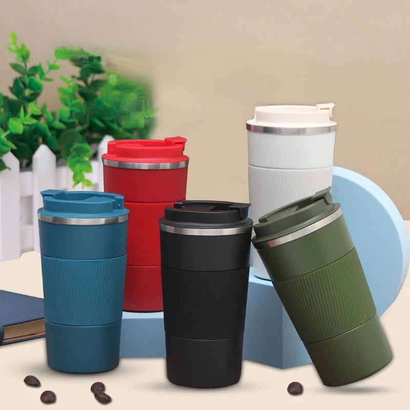 

Современный минималистичный термос для кофе из нержавеющей стали 304, портативный автомобильный термос для чая, удобная вакуумная Термокруж...